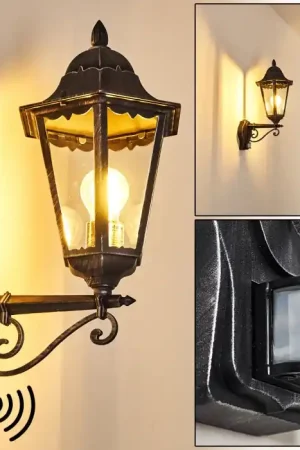 Weekendaanbieding Lignac Buiten muurverlichting Zwart, Zilver, 1-licht