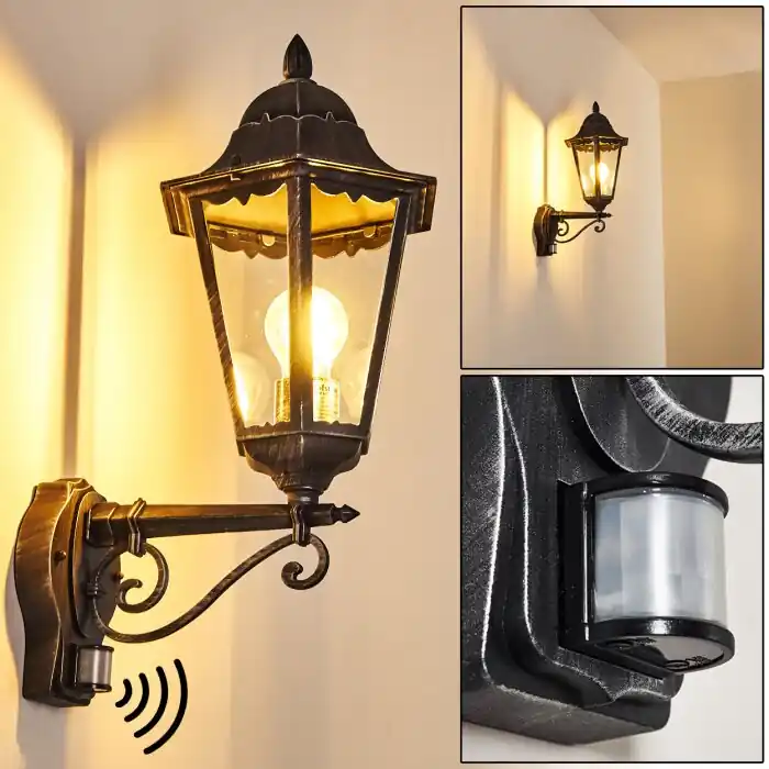 Weekendaanbieding Lignac Buiten muurverlichting Zwart, Zilver, 1-licht