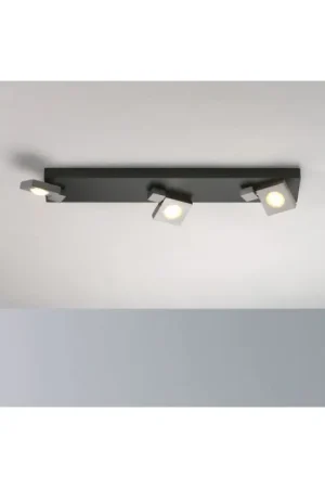 Bopp Flash Plafondlamp LED Antraciet, Zwart, 3-lichts Gecertificeerd