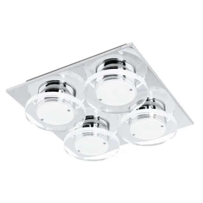 Eglo CISTERNO Muur en plafond verlichting LED Chroom, 4-lichts Meest Verkocht