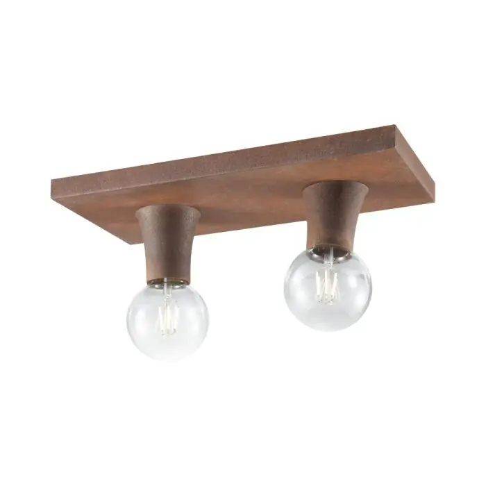 Fabrieksprijs Leuchten Direkt TURN ME Plafondlamp Roest, 2-lichts