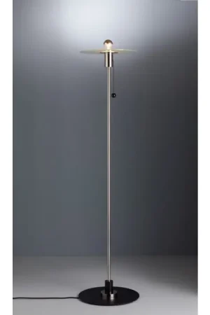 Gratis Retour Tecnolumen BST 23 Staande lamp Nikkel mat, Zwart, 1-licht