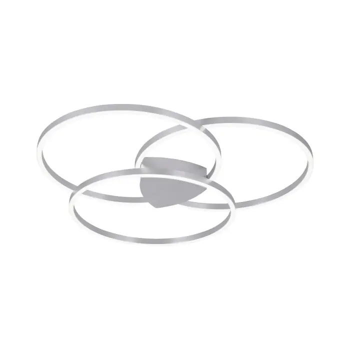 Meest Verkocht Paul Neuhaus Q-KATE Plafondlamp LED Zilver, 3-lichts, Afstandsbediening