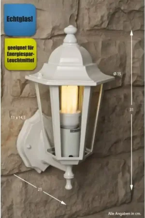 Rabalux Velence Muurlamp Transparant, Helder, Wit, 1-licht Betaalbaar