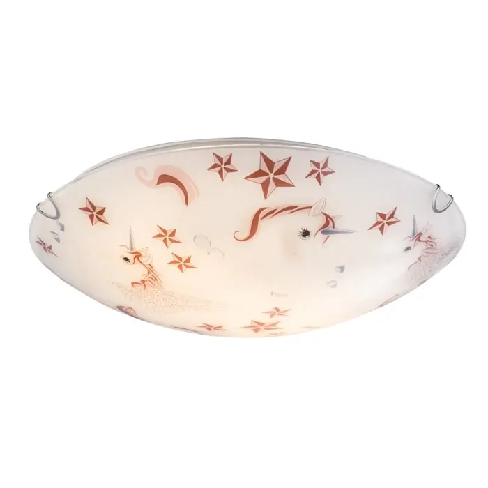 Korting Globo NATALIE Plafondlamp Wit, 2-lichts