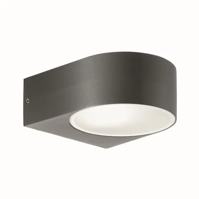 Aanbieding Ideallux IKO Buiten muurverlichting Antraciet, 1-licht