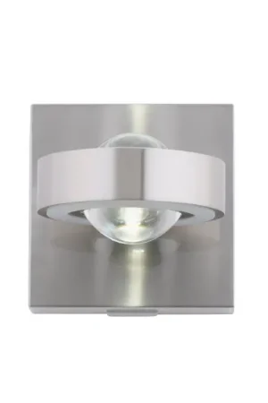 Fabrieksprijs Paul Neuhaus Q-MIA Muurlamp LED Zilver, 2-lichts, Afstandsbediening, Kleurwisselaar
