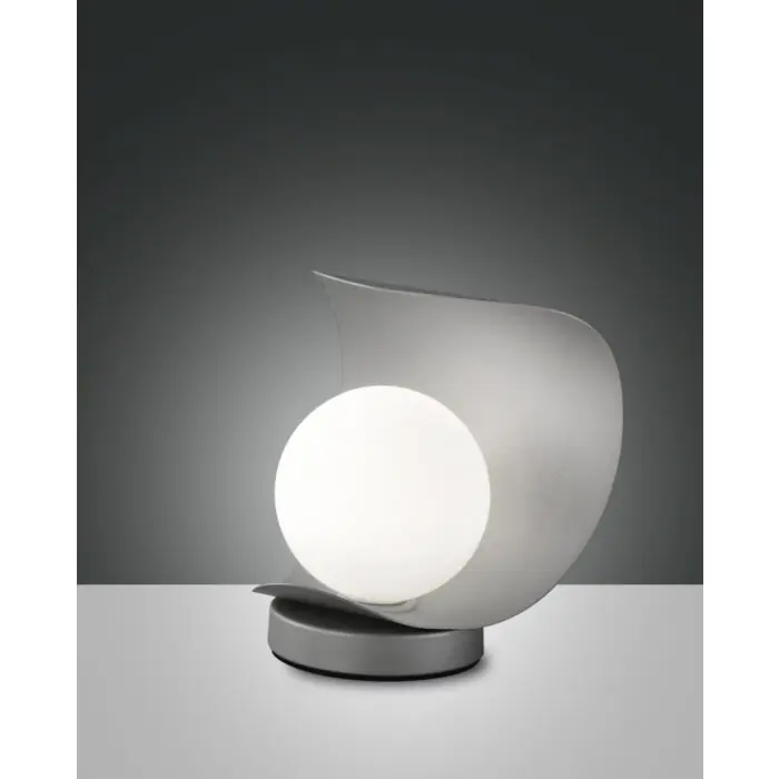 Populair Fabas Luce Adria Tafellamp LED Zilver, 1-licht