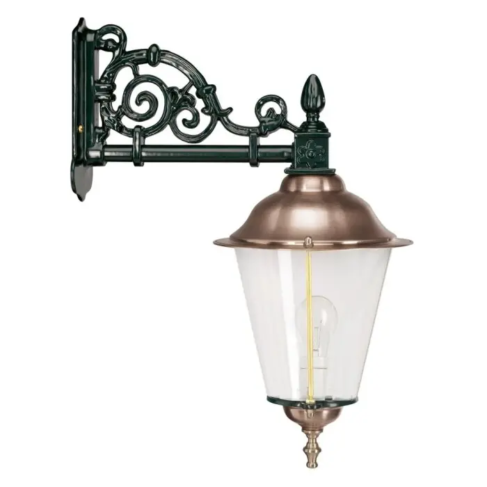 Koopje KS Verlichting Durgerdam Muurlamp Groen, Koperkleurig, 1-licht