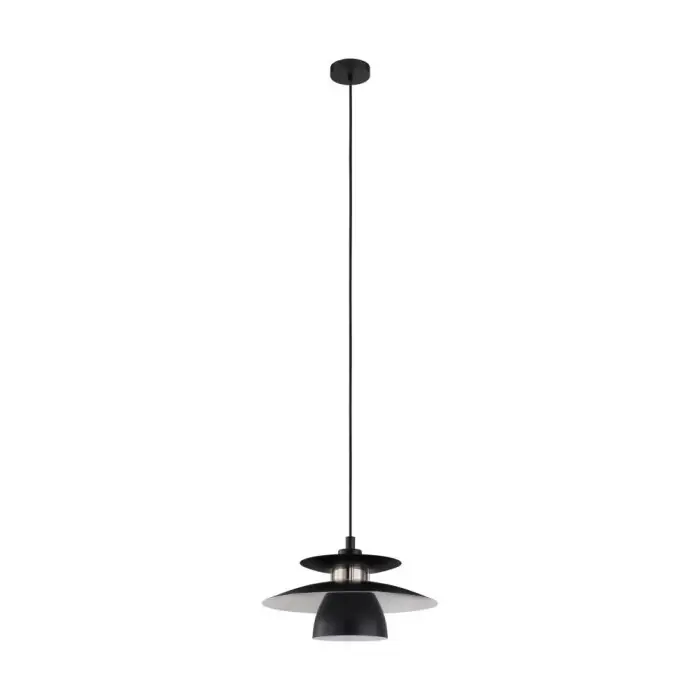 EGLO BRENDA Hanger Nikkel mat, Zwart, 1-licht Gecertificeerd