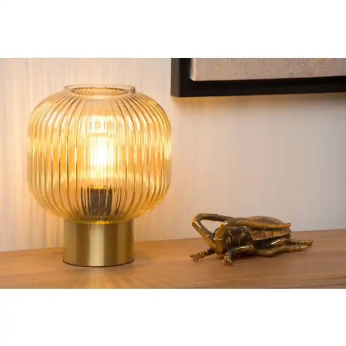 Lucide MALOTO Tafellamp Amber, 1-licht Koop Online