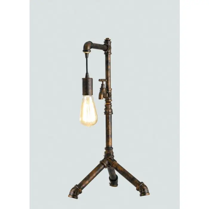 Aanbieding Lutec AMACORD Tafellamp Bruin, 1-licht