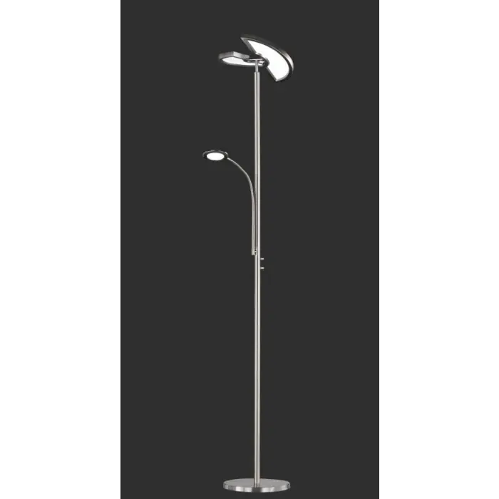 Actieprijs Trio SPLIT Staande lamp LED Nikkel mat, 1-licht
