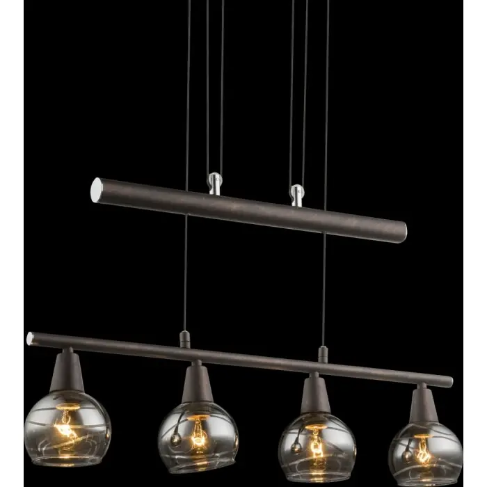 Actieprijs Globo Isla Hanger LED Brons, 4-lichts