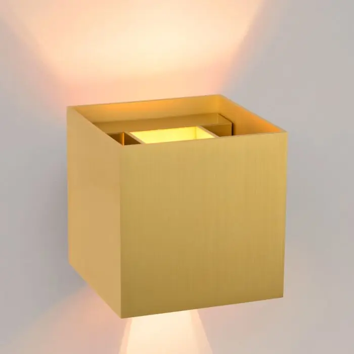 Aanbieding Lucide XIO Muurspot Goud, 1-licht