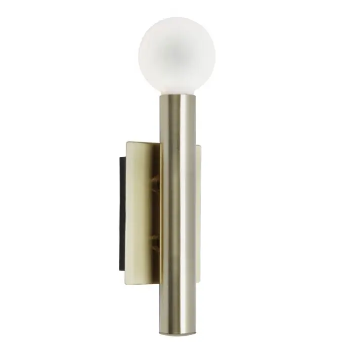 Populair Brilliant Lucky Muurspot Messing, 1-licht