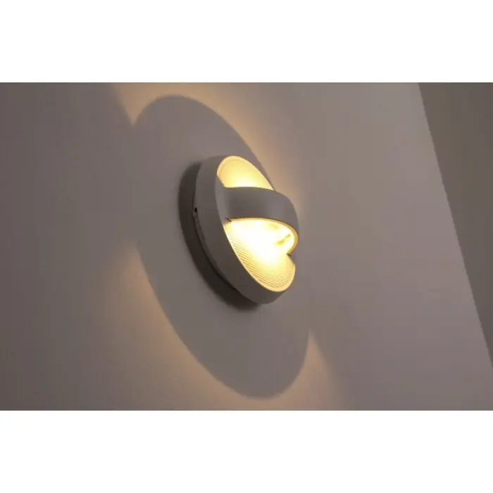 Globo ELARA Buiten muurverlichting LED Wit, 1-licht Weekendaanbieding