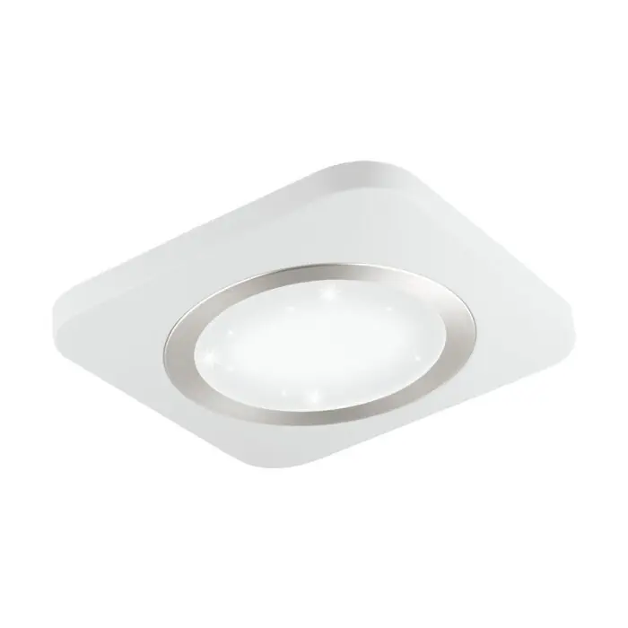 Eglo PUYO-S Opbouw verlichting LED Nikkel mat, Wit, 1-licht Beperkt Aanbod