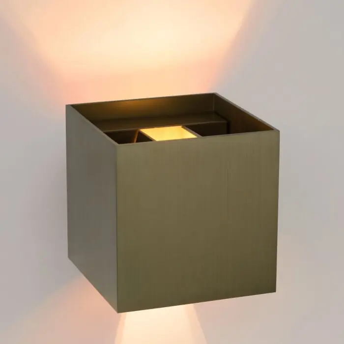 Nu Kopen Lucide XIO Muurspot Roest, 1-licht