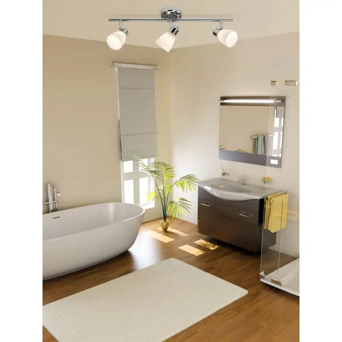 Brilliant Kensington Spotbalk Chroom, 3-lichts Must-Have