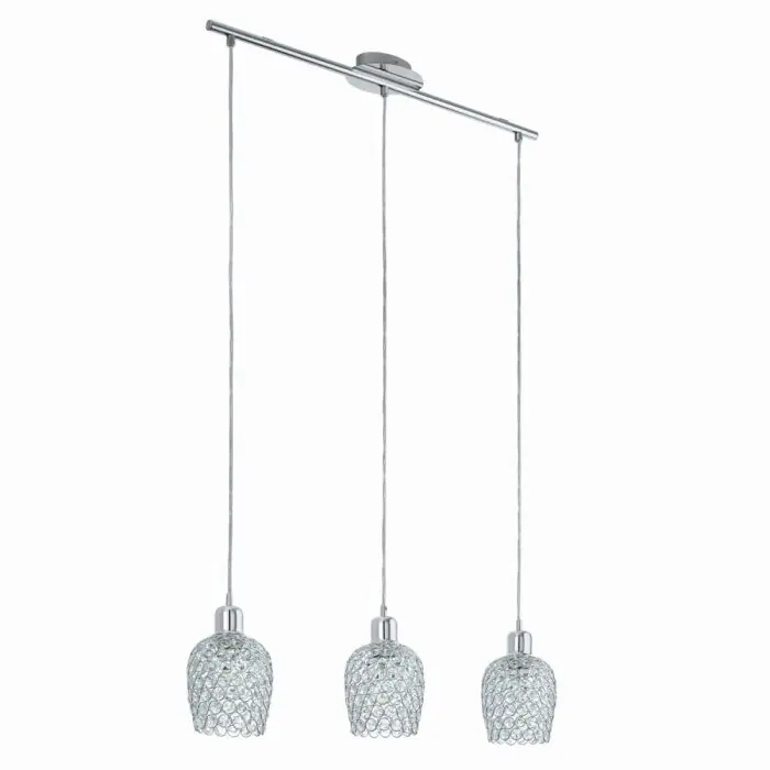 Merkproduct Eglo BONARES 1 Hanglamp Chroom, 3-lichts