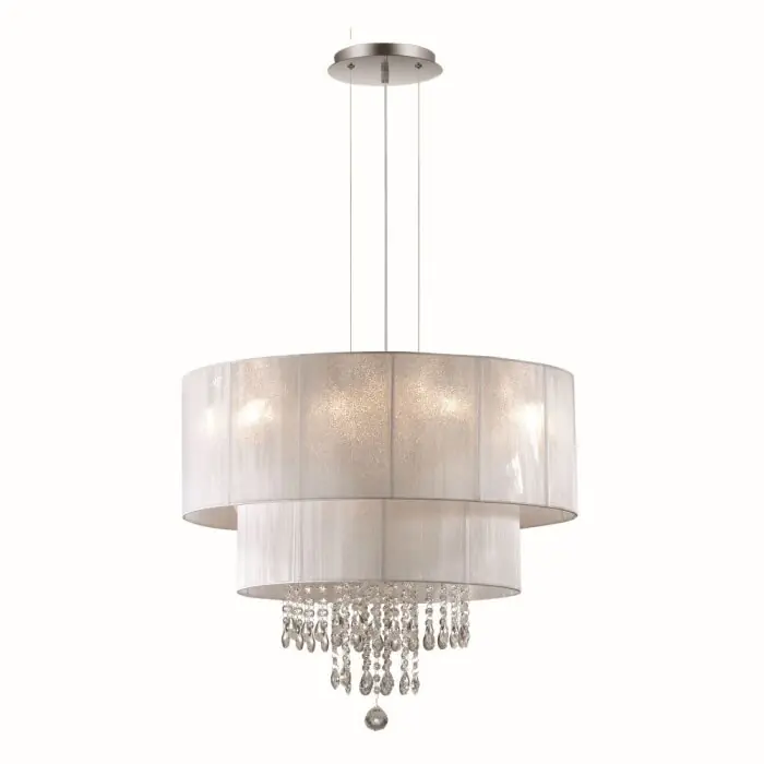 Betaalbaar Ideallux OPERA Hanger Chroom, 6-lichts