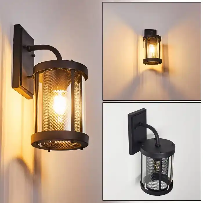 Uitverkoop Horuphav Buiten muurverlichting Zwart, 1-licht