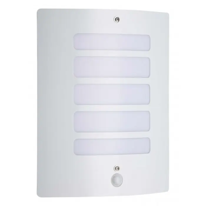Gereduceerde Prijs Brilliant Todd Buiten muurverlichting Wit, 1-licht, Bewegingsmelder