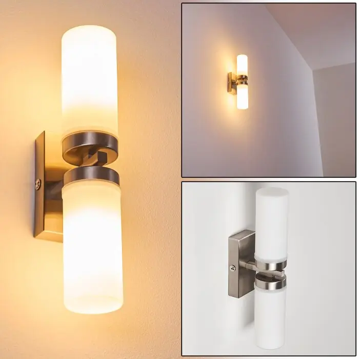 Populair Sundborn Wandlamp Staal geborsteld, 2-lichts