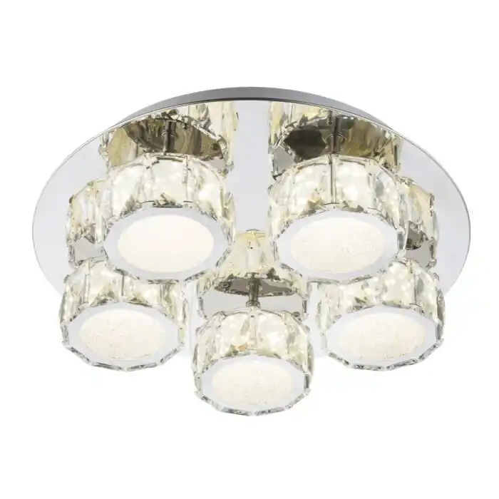 Voordeelprijs Globo BALDI Plafondlamp LED Chroom, 1-licht