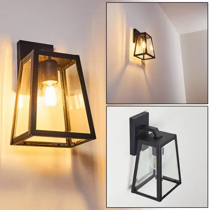 Horuphav Buiten muurverlichting Zwart, 1-licht Merkproduct