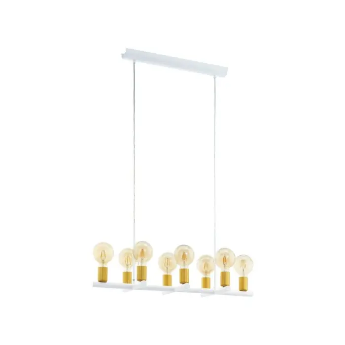 Koop Online Eglo ADRI Hanger Goud, Wit, 8-lichts