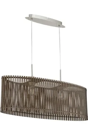 Aanbieding Eglo SENDERO Hanglamp Nikkel mat, 2-lichts