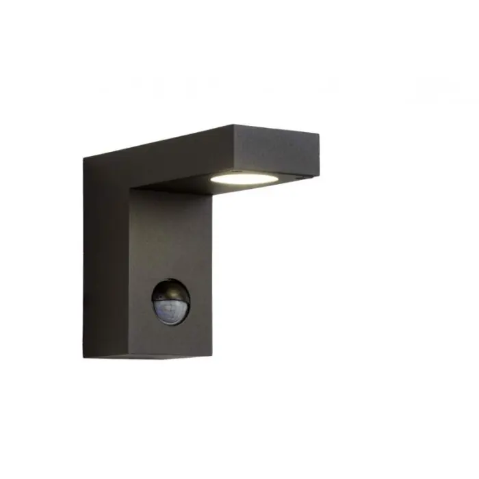 Beste Prijs Lucide TEXAS-IR Buiten muurverlichting LED Zwart, 1-licht