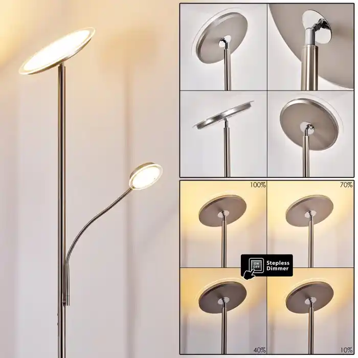 Koop Vandaag Veteli Uplighter LED Wit, 2-lichts