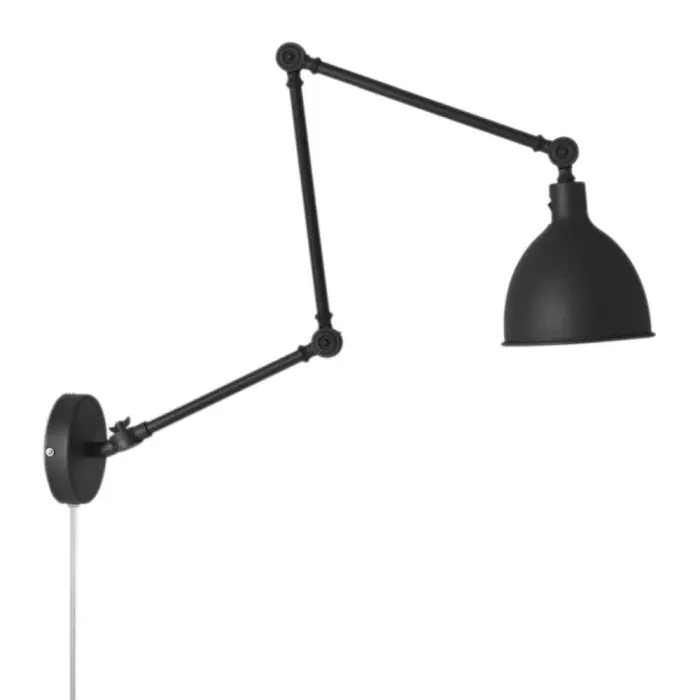 By Rydens Bazar Muurlamp Zwart, 1-licht Betrouwbaar
