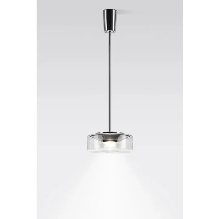 Weekendaanbieding Serien Lighting CURLING Hanger LED Aluminium, Chroom, 1-licht