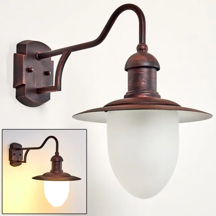 SURNU Buiten muurverlichting Bruin, Roest, 1-licht Hete Deal