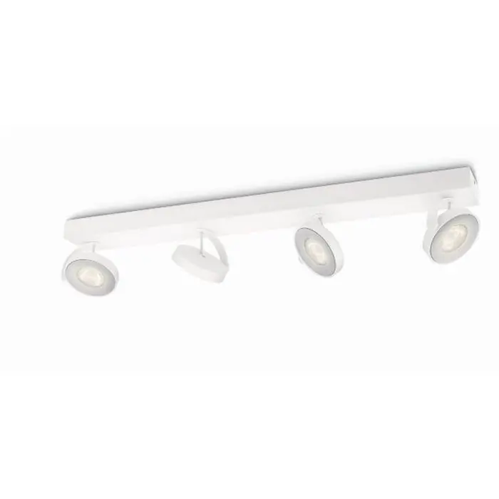 Philips Clockwork Plafondlamp LED Wit, 4-lichts Beperkte Voorraad