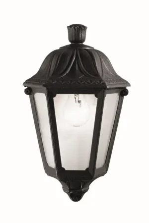 Aanbieding Ideallux ANNA Buiten muurverlichting Zwart, 1-licht