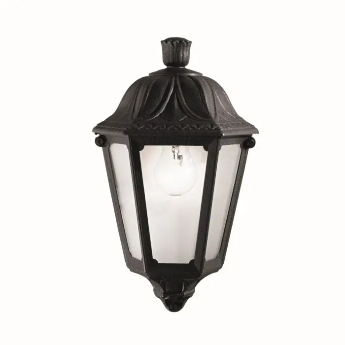 Aanbieding Ideallux ANNA Buiten muurverlichting Zwart, 1-licht