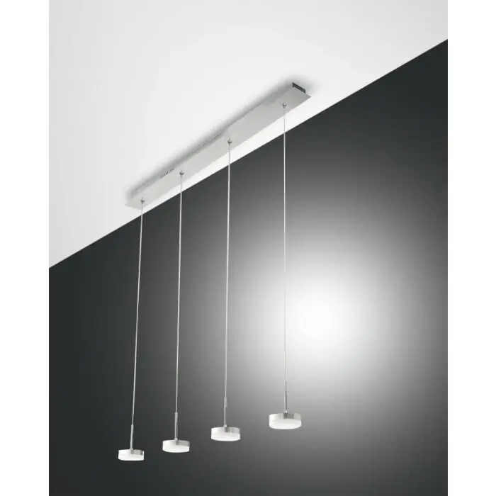 Fabas Luce Dunk Hanglamp LED Aluminium, 4-lichts Actieprijs