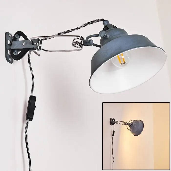Populair Luven Muurlamp Grijs, 1-licht