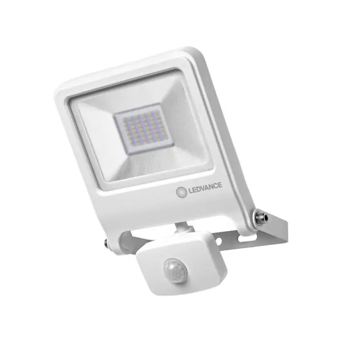 Laatste Versie LEDVANCE POLYBAR Buiten muurverlichting Wit, 1-licht, Bewegingsmelder