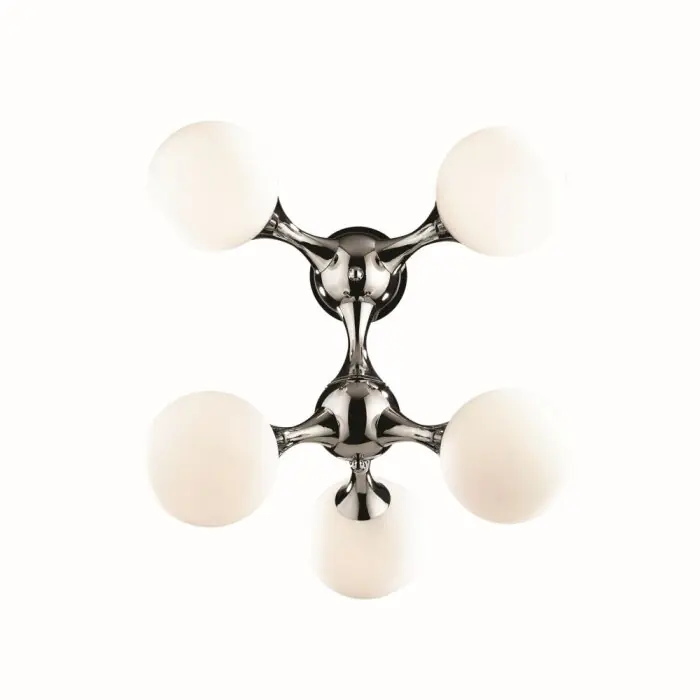 Ideallux NODI Plafondlamp Chroom, 5-lichts Finale Uitverkoop