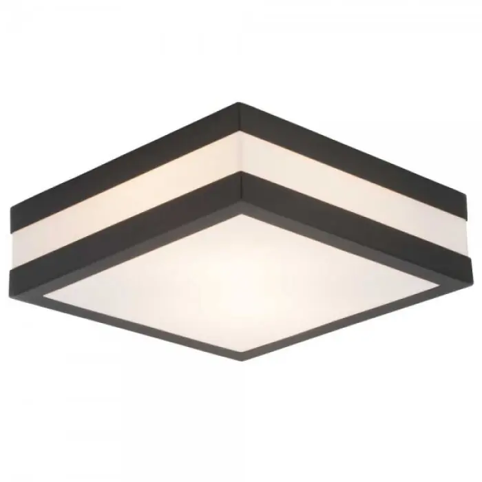 Brilliant Matteo Muur en plafond verlichting Antraciet, 2-lichts Weekendaanbieding