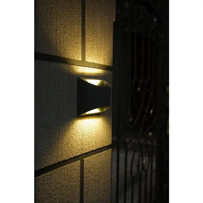 Lutec BONN Muurlamp LED Antraciet, 2-lichts Goedkoop