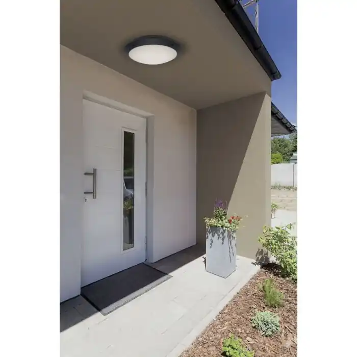 Brilliant MEDWAY Buiten muurverlichting LED Antraciet, 1-licht Direct Verzonden