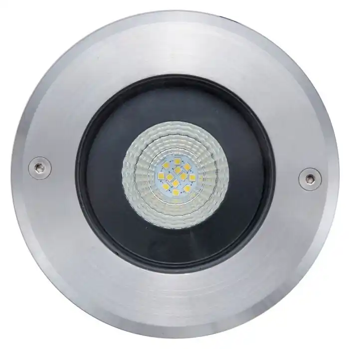 Hete Deal Lutec DENVER inbouw grondverlichting Roestvrijstalen kleur, 1-licht