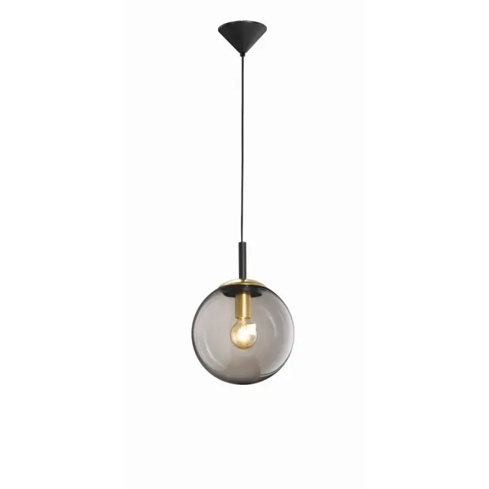 Gratis Retour Fischer & Honsel living Dini Hanglamp Zwart, 1-licht